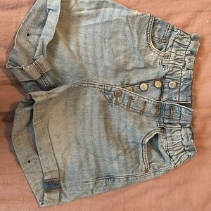 Express High Waist Denim Shorts